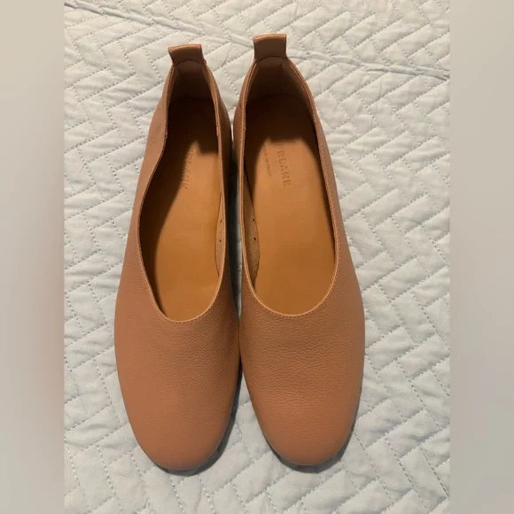 Everlane The Day Glove Italian Leather Flats SZ 8 NEW IN BOX - Tan color - Picture 4 of 6